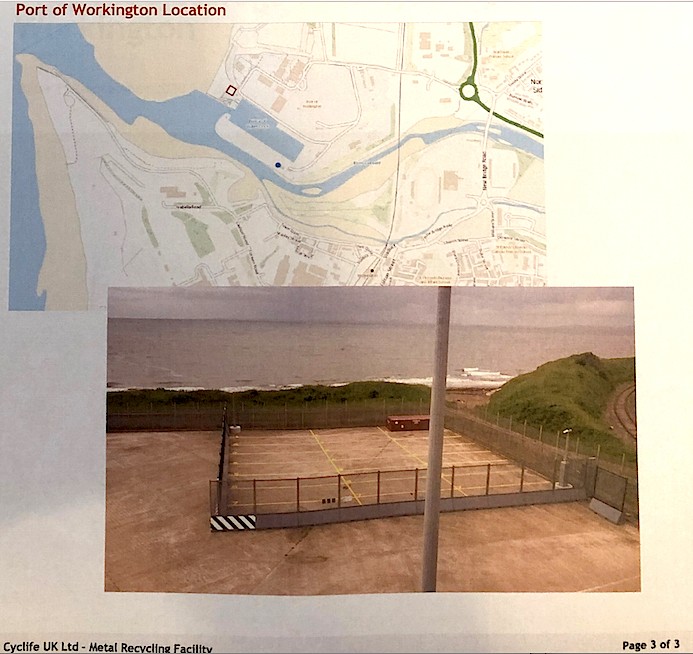 Stop Radioactive Waste Metal Storage – Port of Workington, Cumbria